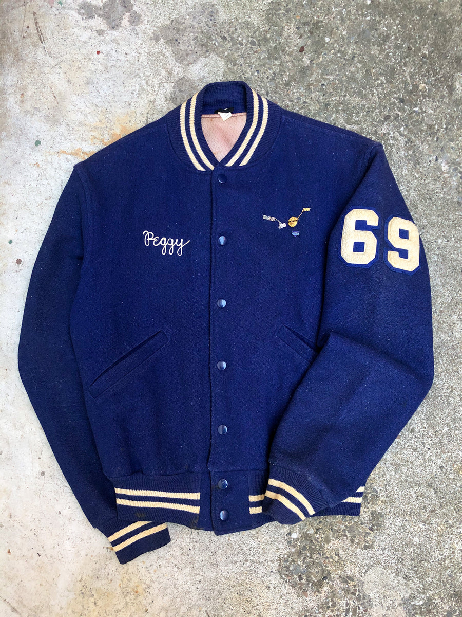 1960s Chain Stitch “Pioneers” Varsity Jacket – DAMAGED GLITTER