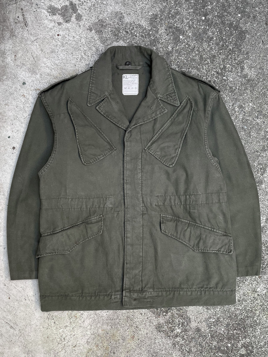 1980s Faded Dutch Military Field Jacket (M/L) – DAMAGED GLITTER