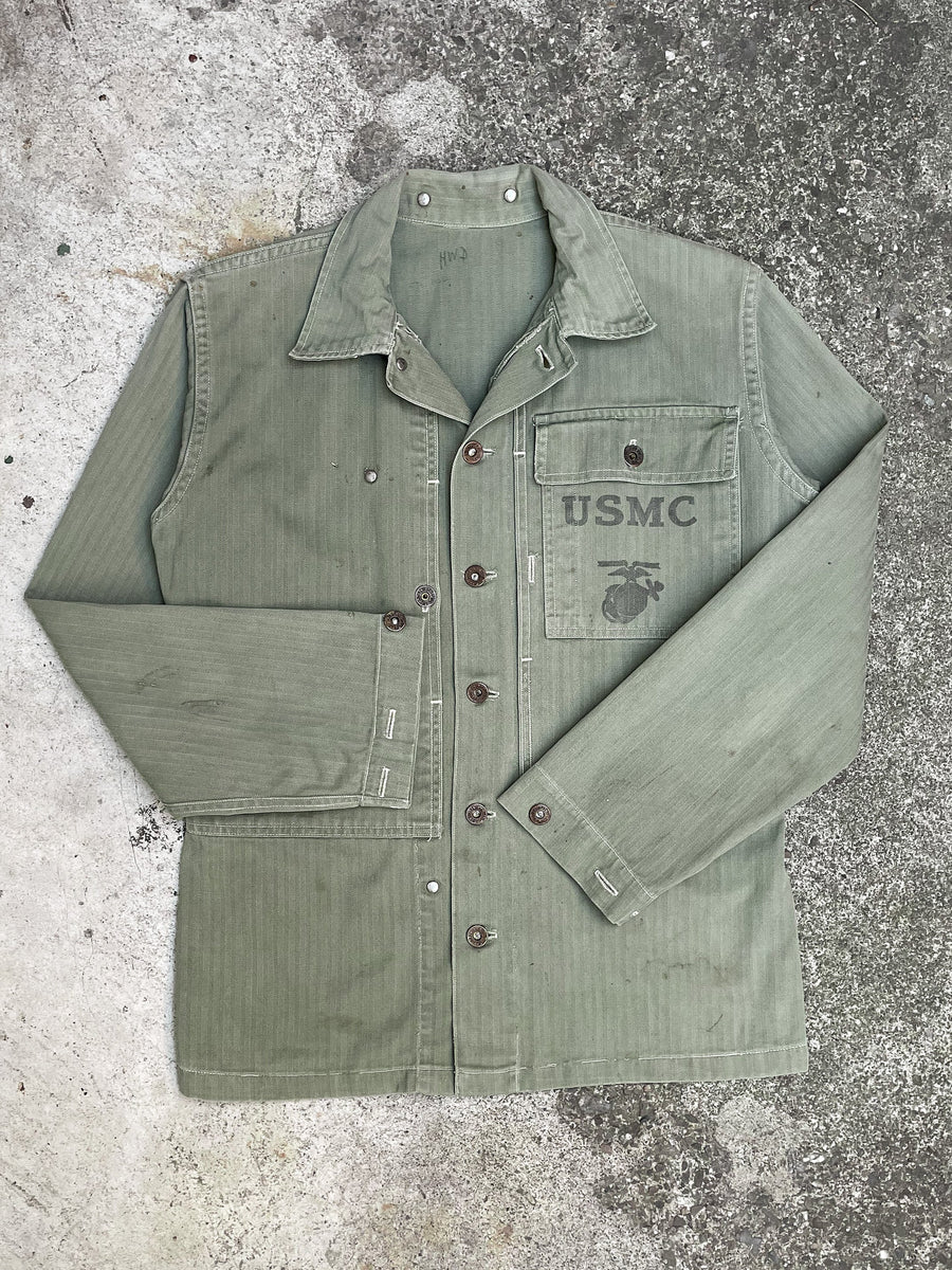 1940s WWII USMC P-44 HBT Jacket – DAMAGED GLITTER