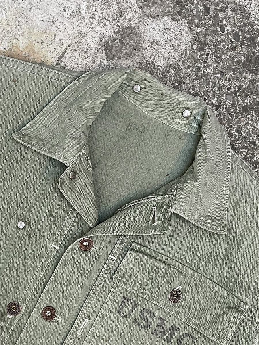 1940s WWII USMC P-44 HBT Jacket – DAMAGED GLITTER