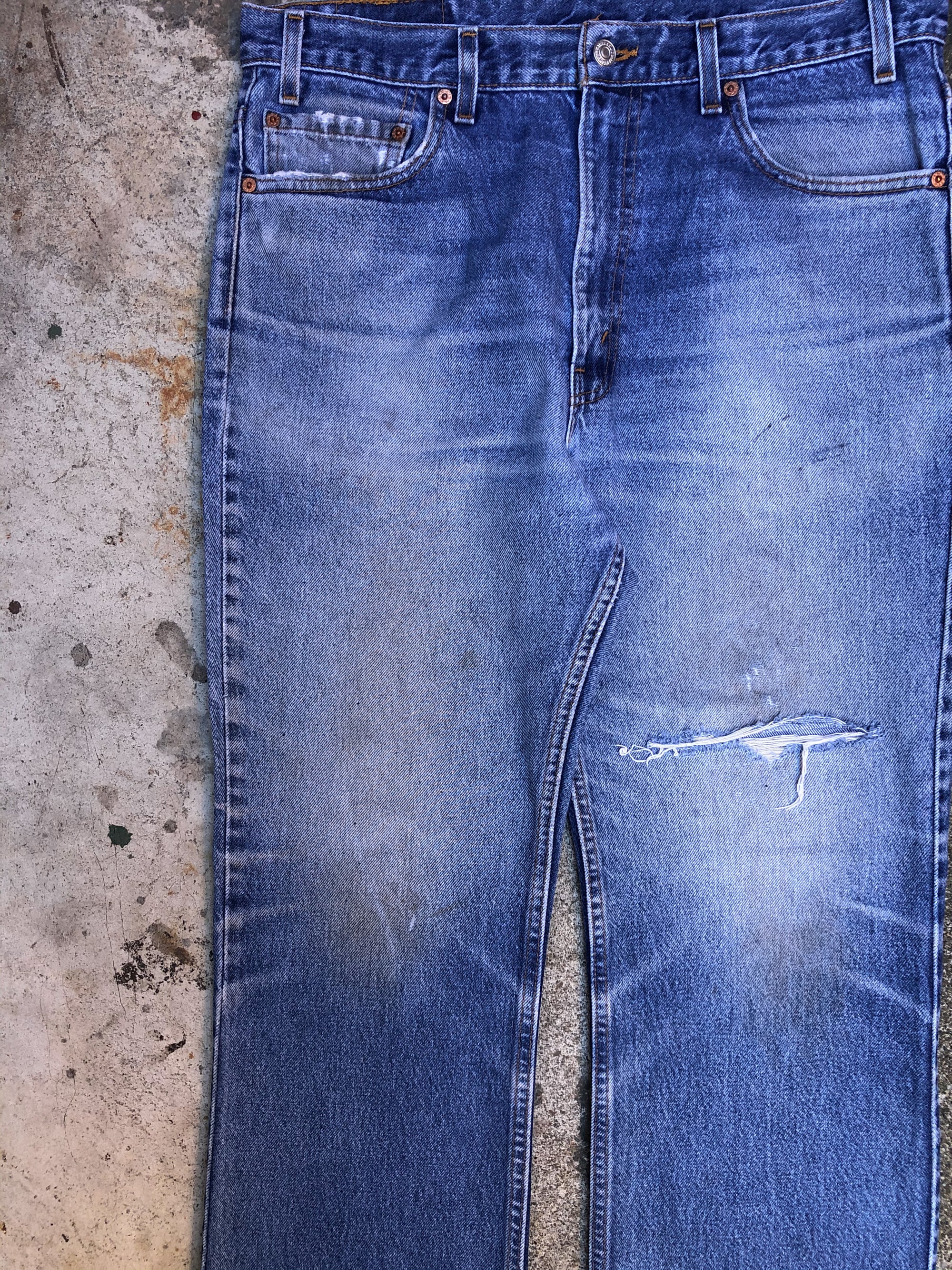 1990s Levis Faded Blue 517 (35X31)