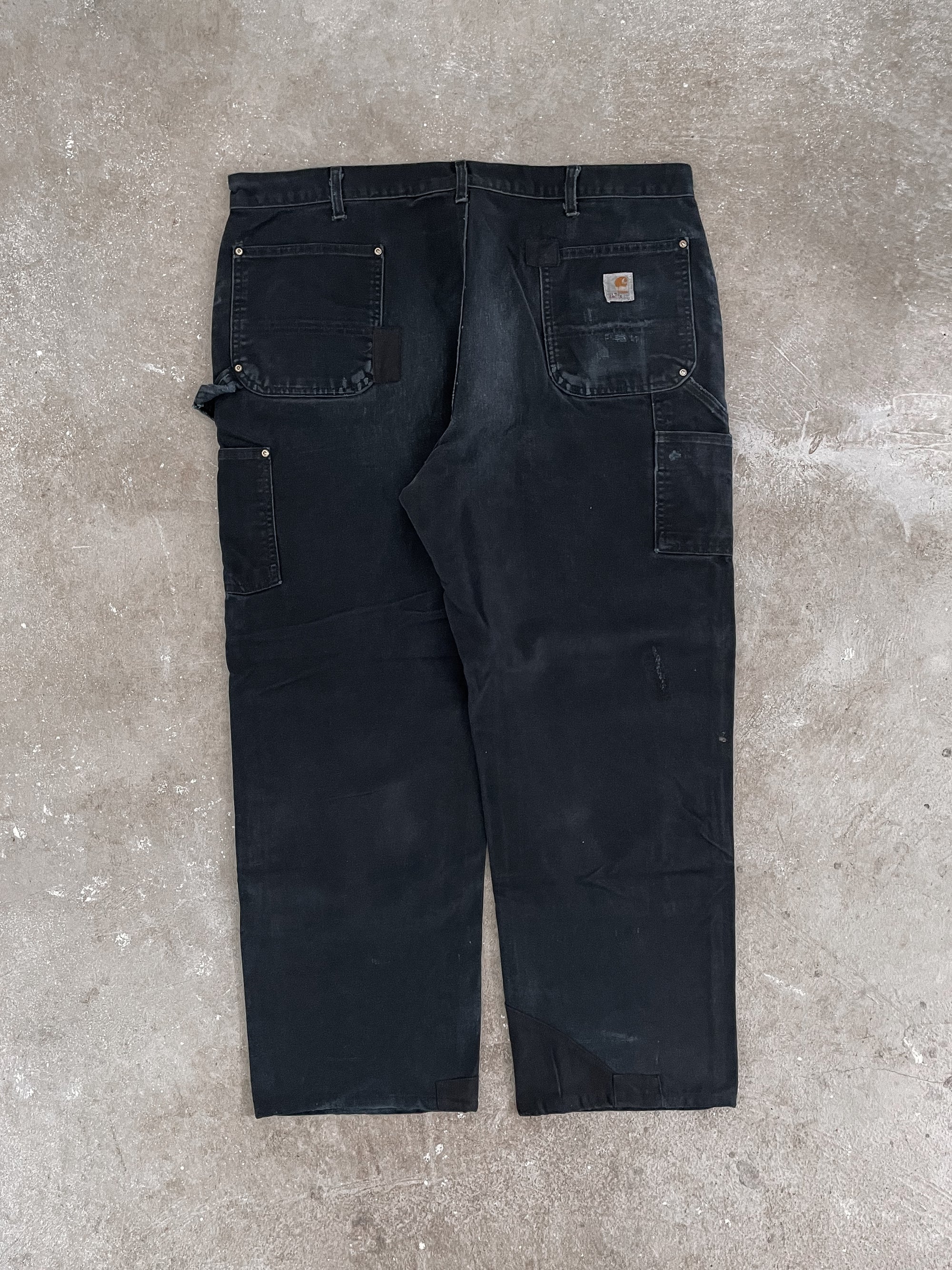 2000s Carhartt B01 Black Double Knee Work Pants (41X29)