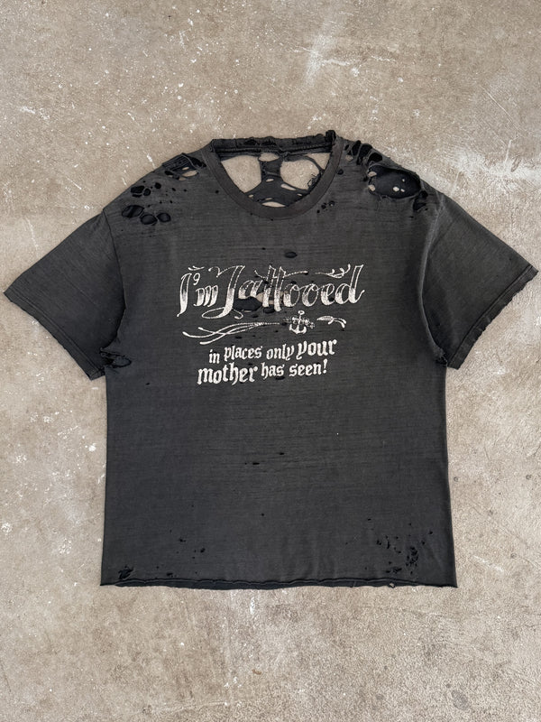 2000s "I'm Tattooed..." Thrashed Tee (L)