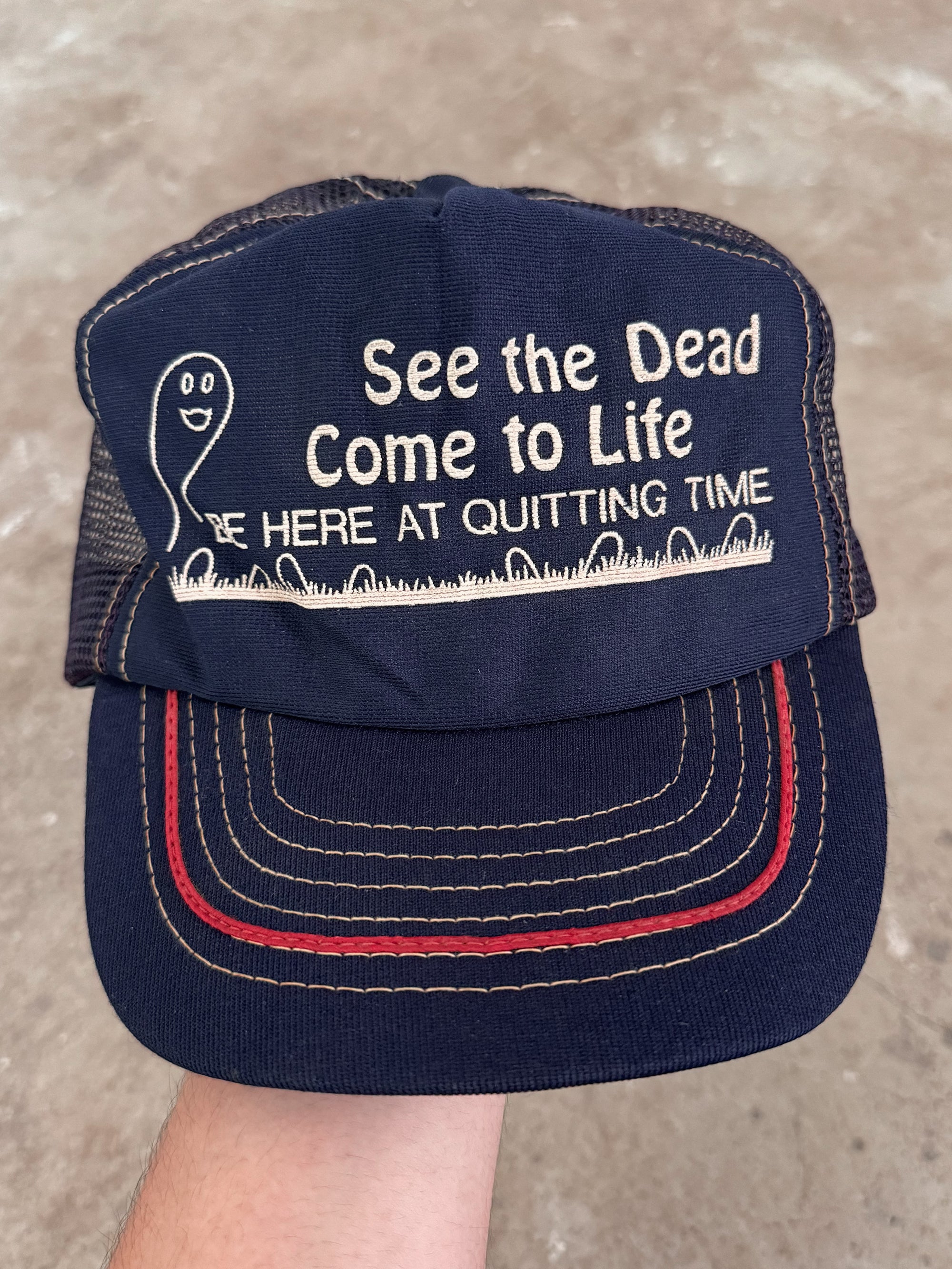 1980s "See the Dead Come To Life" Trucker Hat