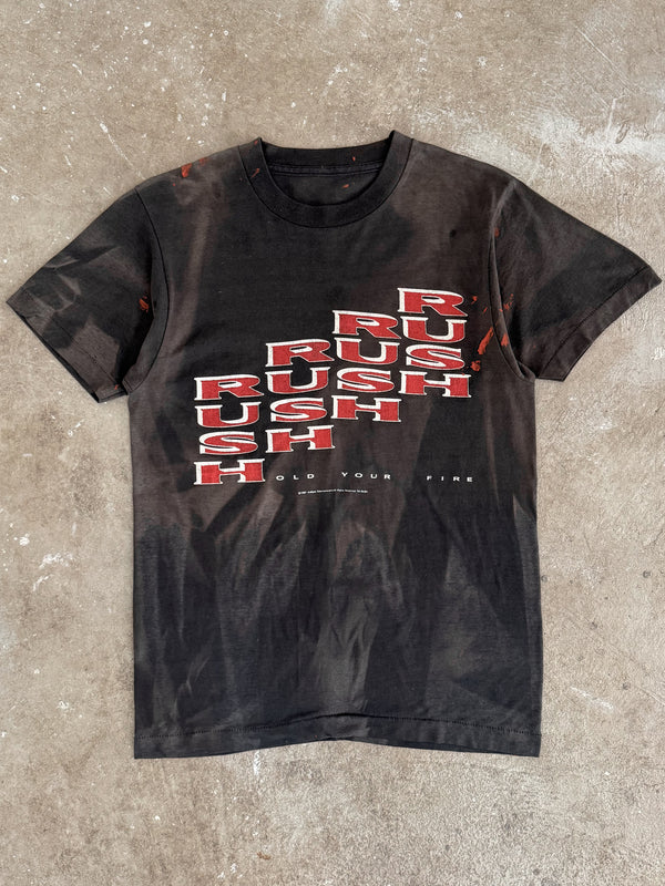 1987 Rush "Hold Your Fire" Sun Faded Tee (S)