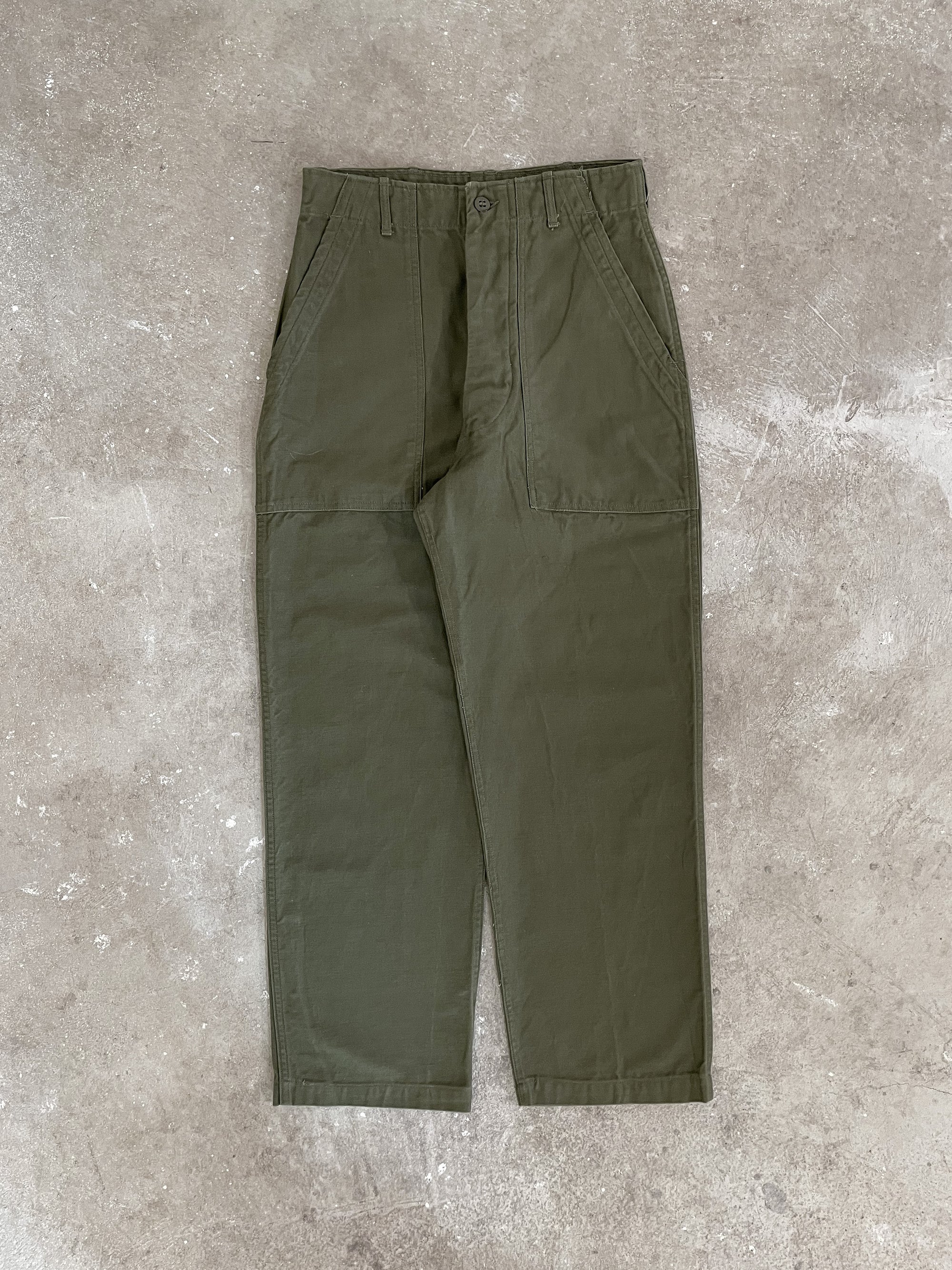 1960s OG-107 Military Fatigue Pants (27X27)