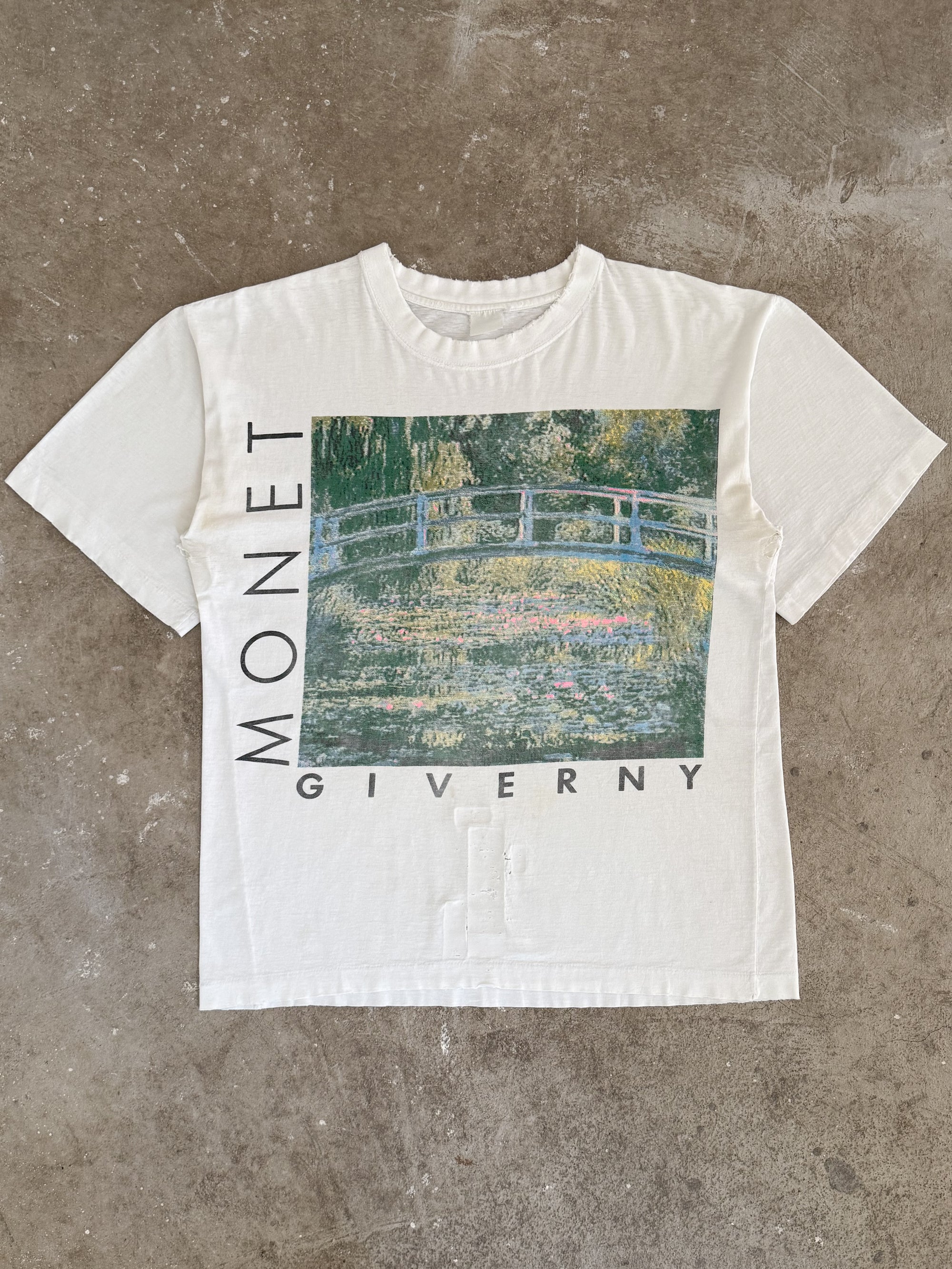 Mid 90s Monet "Water Lilies" Tee (M)