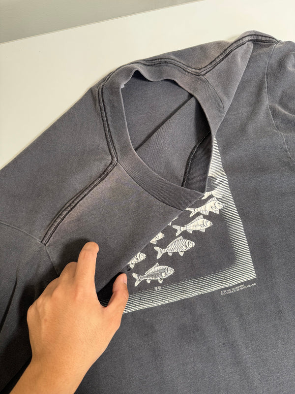 1989 MC Escher "Sky and Water" Faded Tee (M)