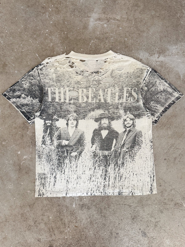 1990s The Beatles Thrashed AOP Tee (L)