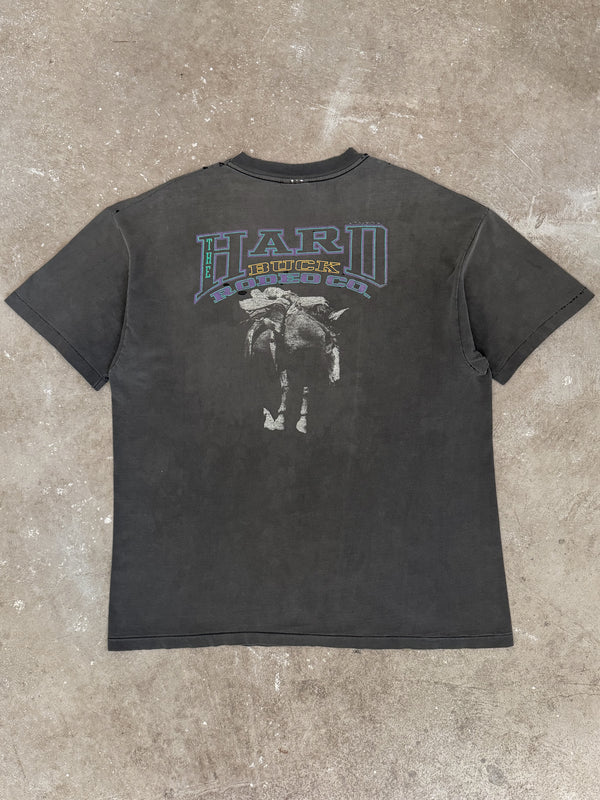 1990s "Hard Buck Rodeo" Faded Tee (L/XL)