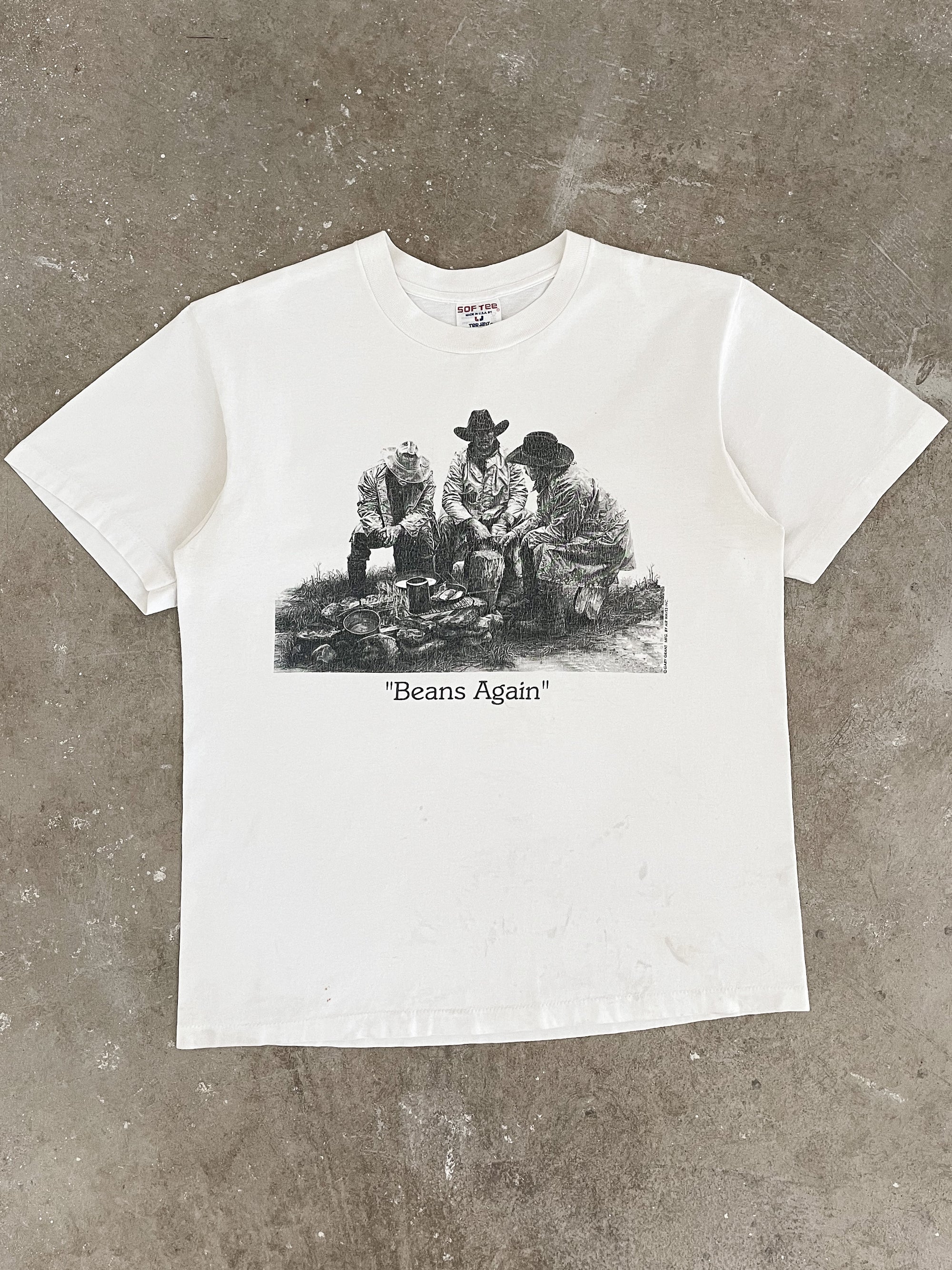 1990s “Beans Again” Single Stitched Tee (M/L)
