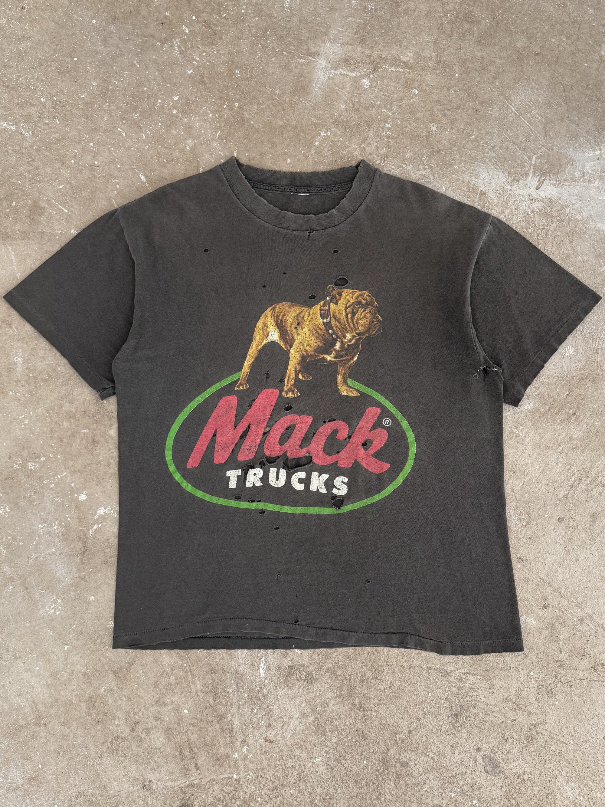 1990s "Mack Trucks" Faded Tee (L)