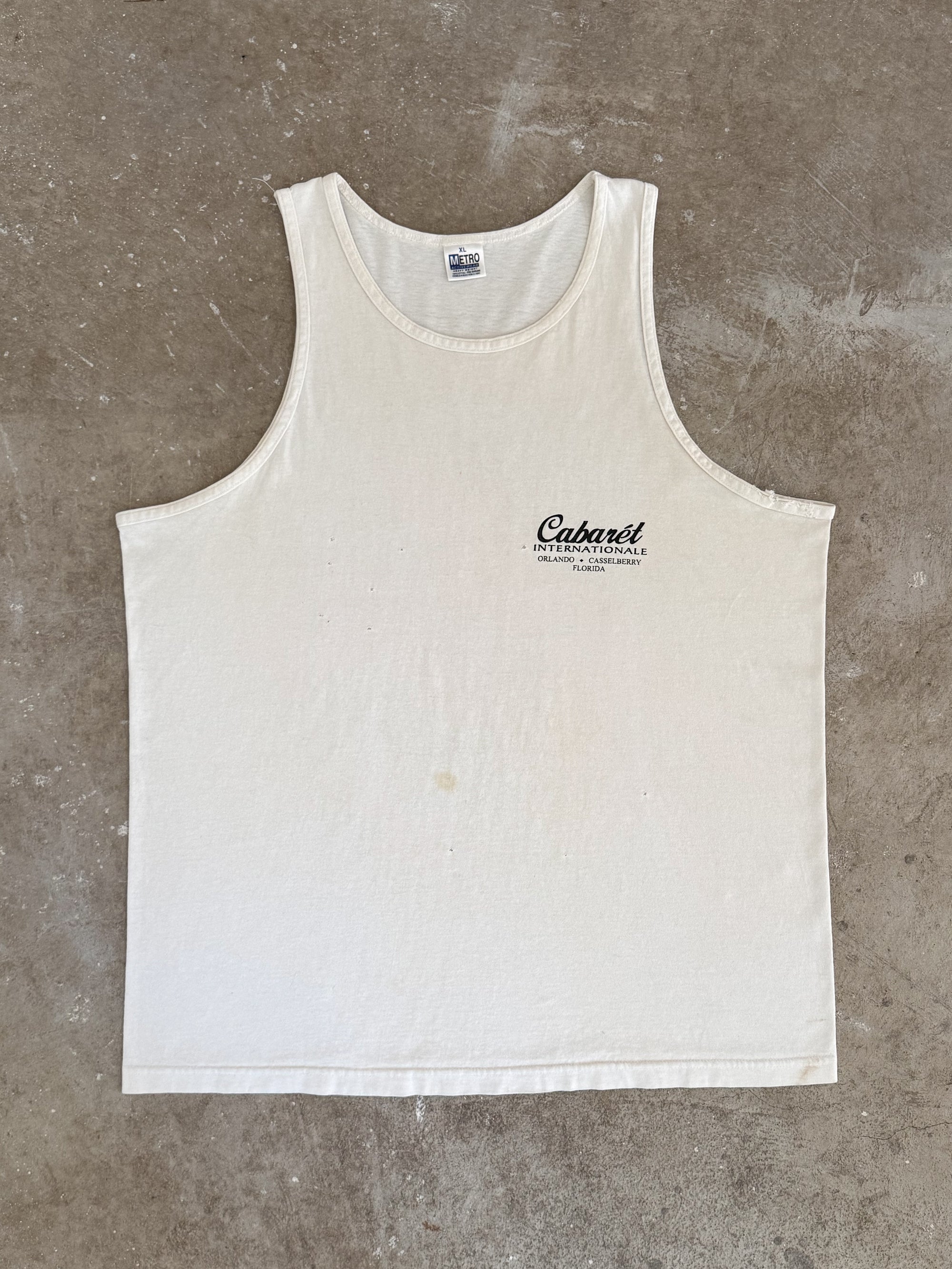 2000s "Cabaret Internationale" Tank Top (XL)