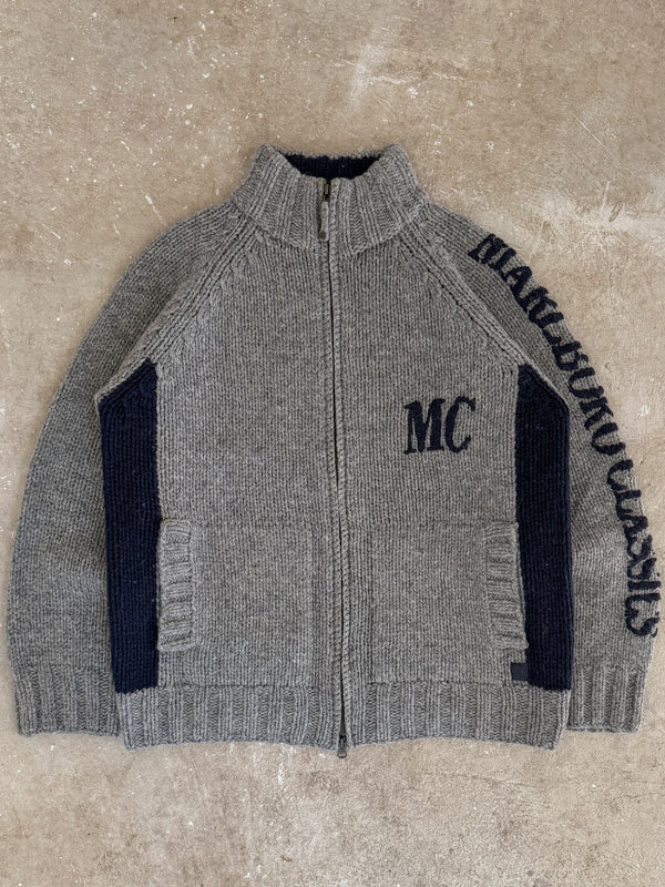 1990s Marlboro Classics Dual Zip Cardigan (L)