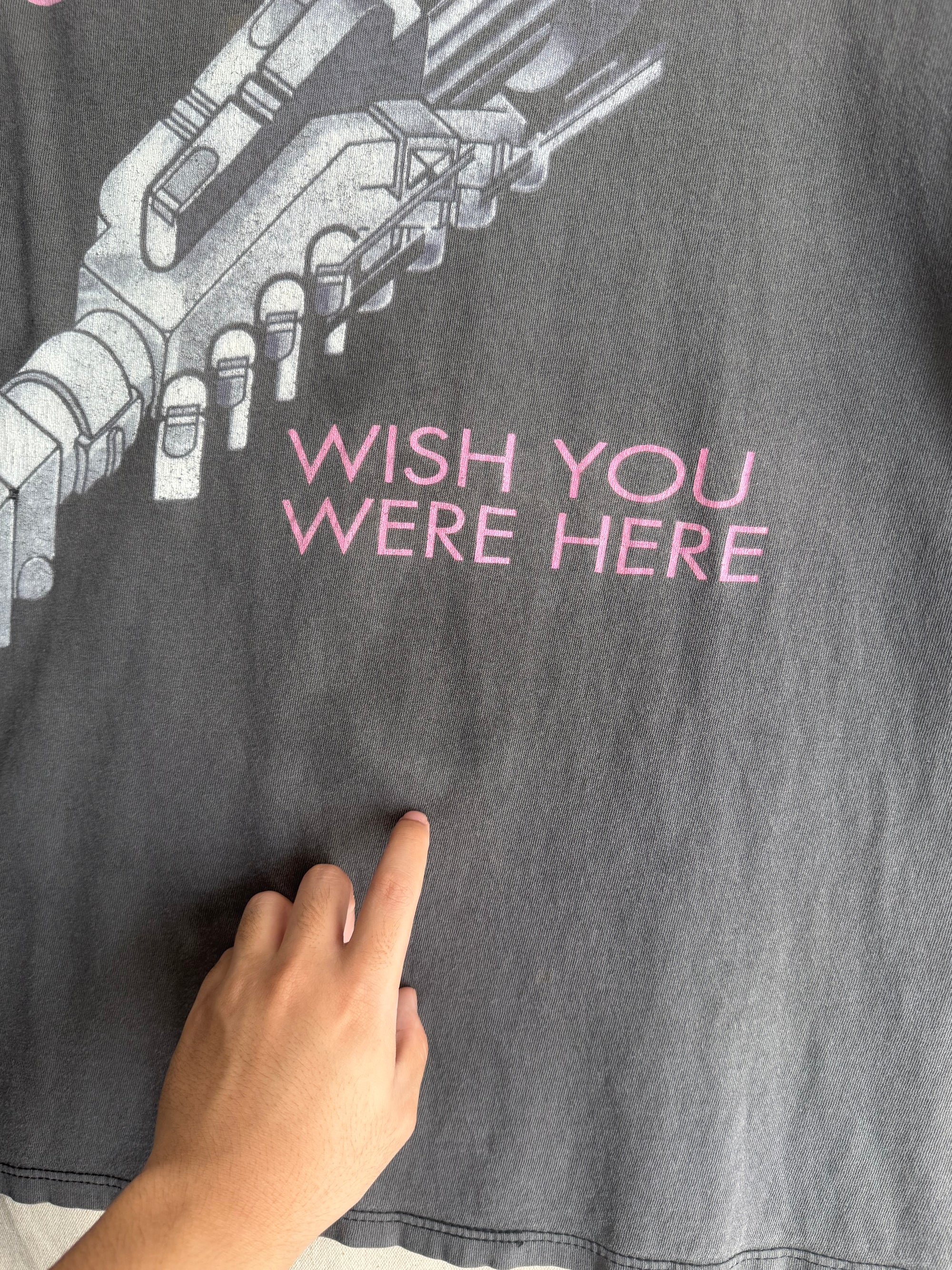 1992 Pink Floyd "Wish You Were Here" Faded Tee (L)