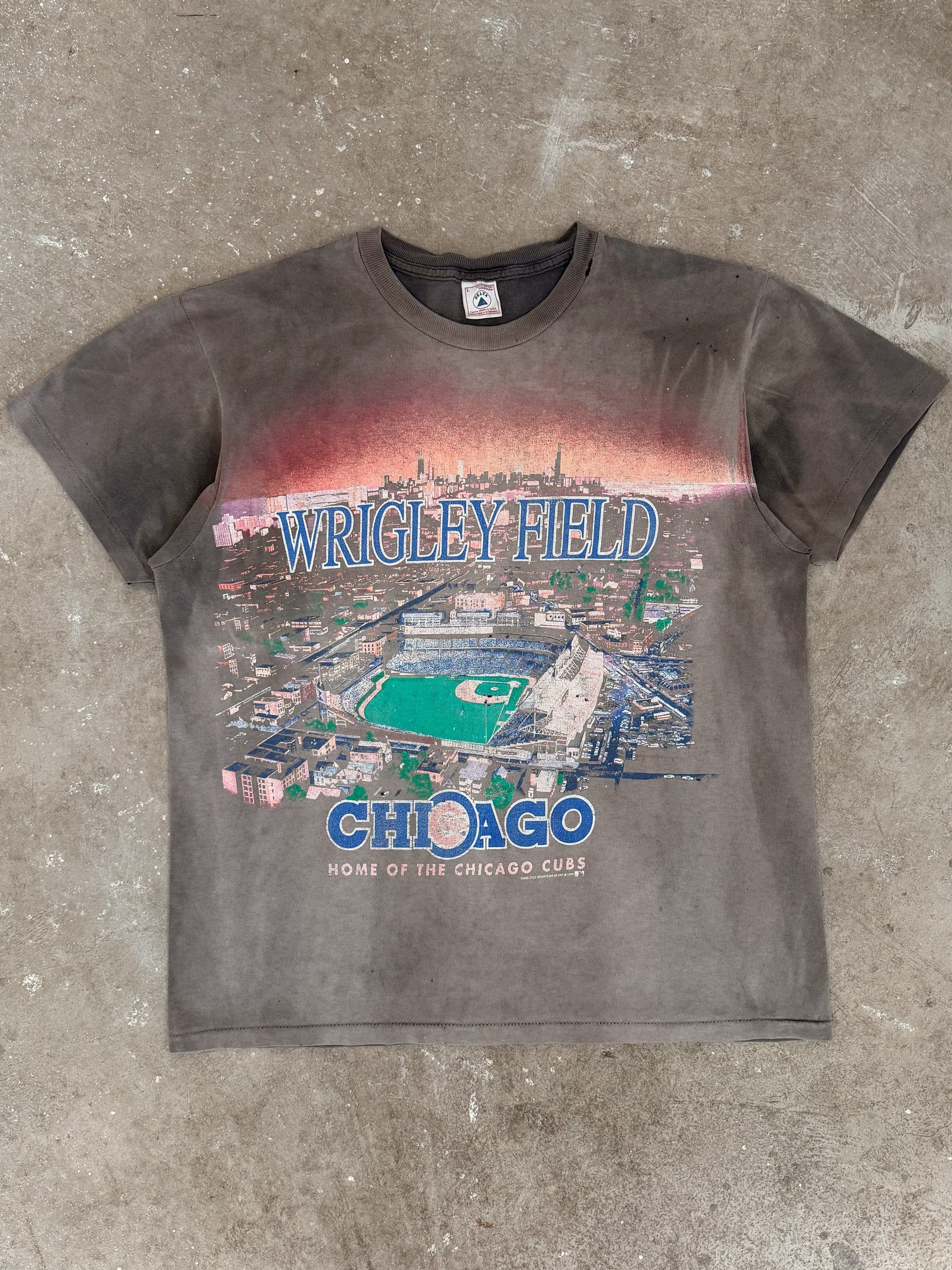 1990s "Wrigley Field" Sun Faded Tee (L)