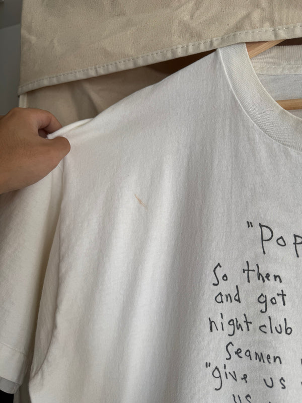 Mid 90s Morrissey "Poppycocteau" Tee (XL)