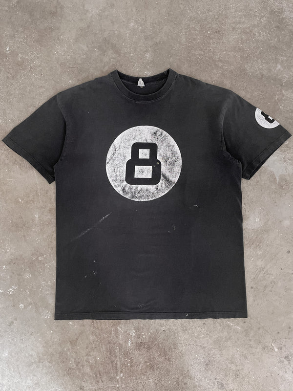 1990s “8 Ball” Distressed Faded Tee (XXL)