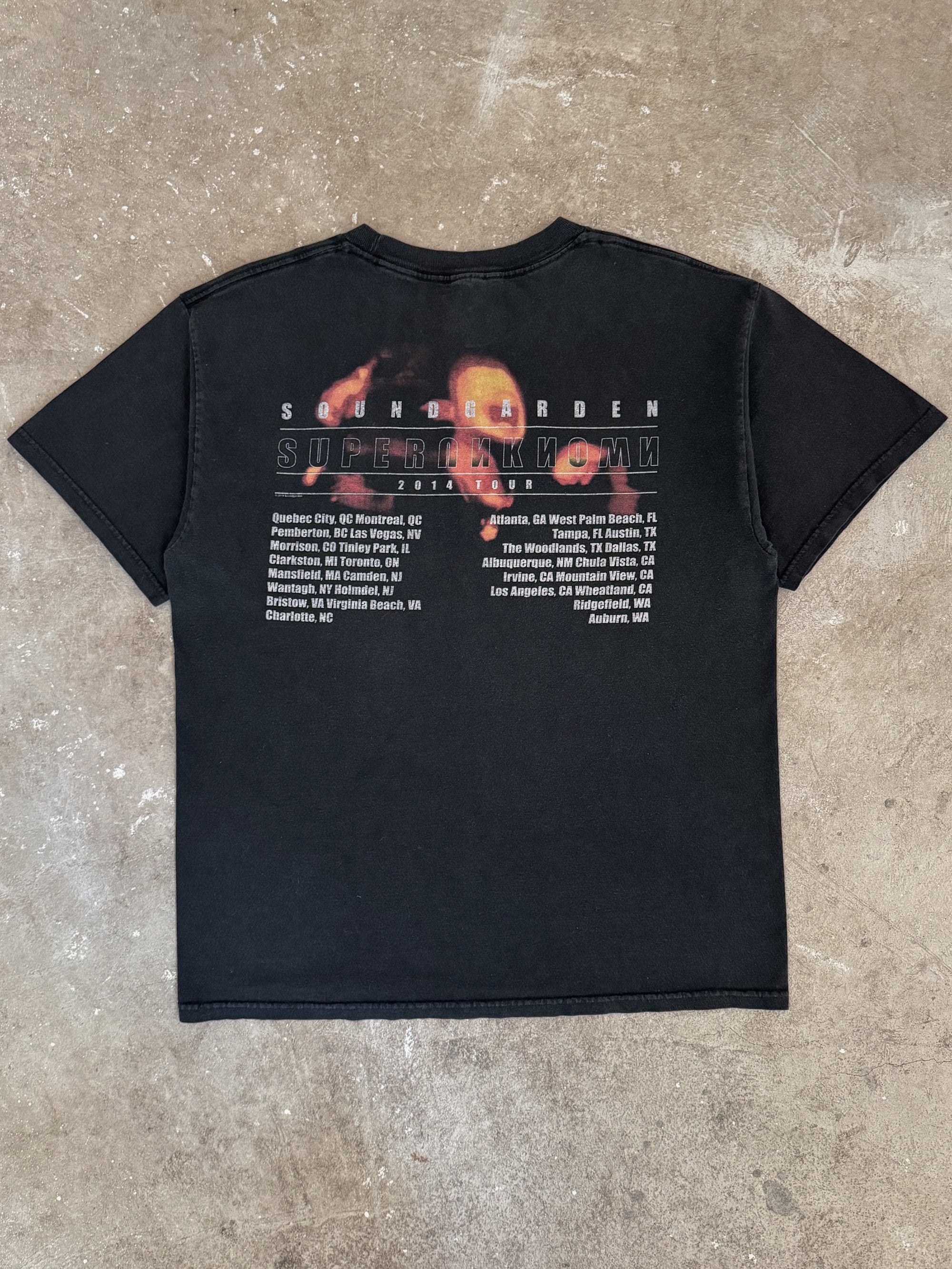 2014 Soundgarden "Superunknown" Tour Tee (L)