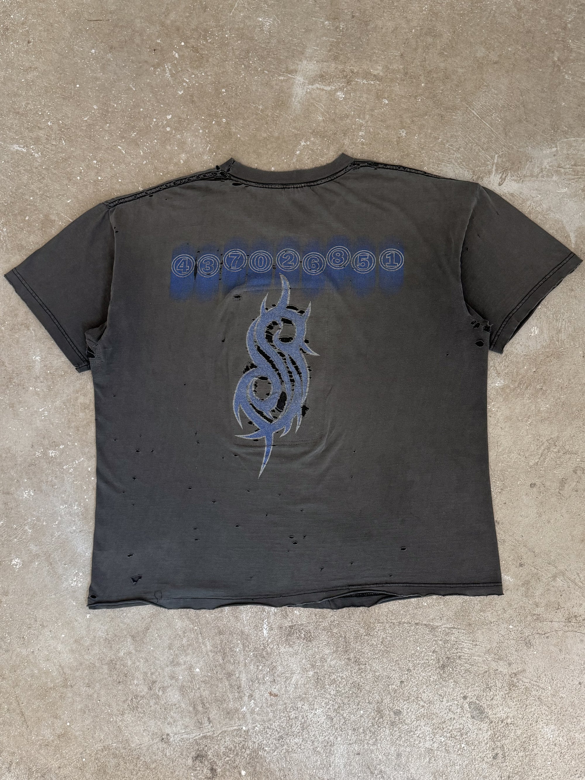 2001 Slipknot Faded Repaired Tee (XL)