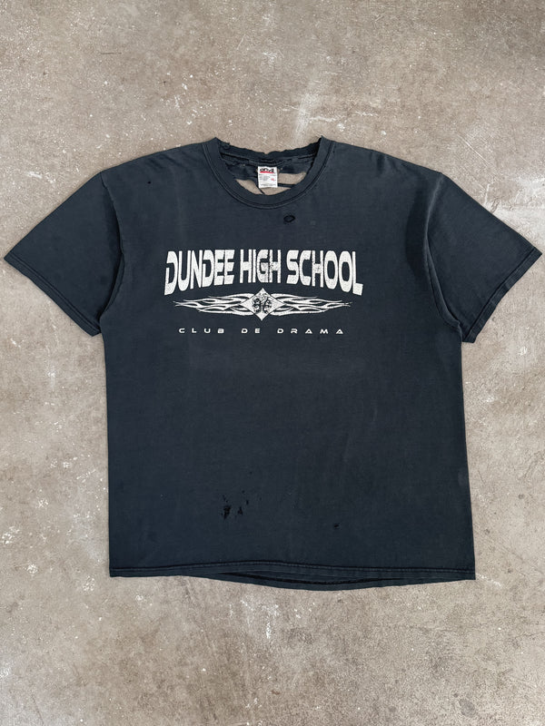 2000s "Club De Drama" Distressed Faded Tee (XL)