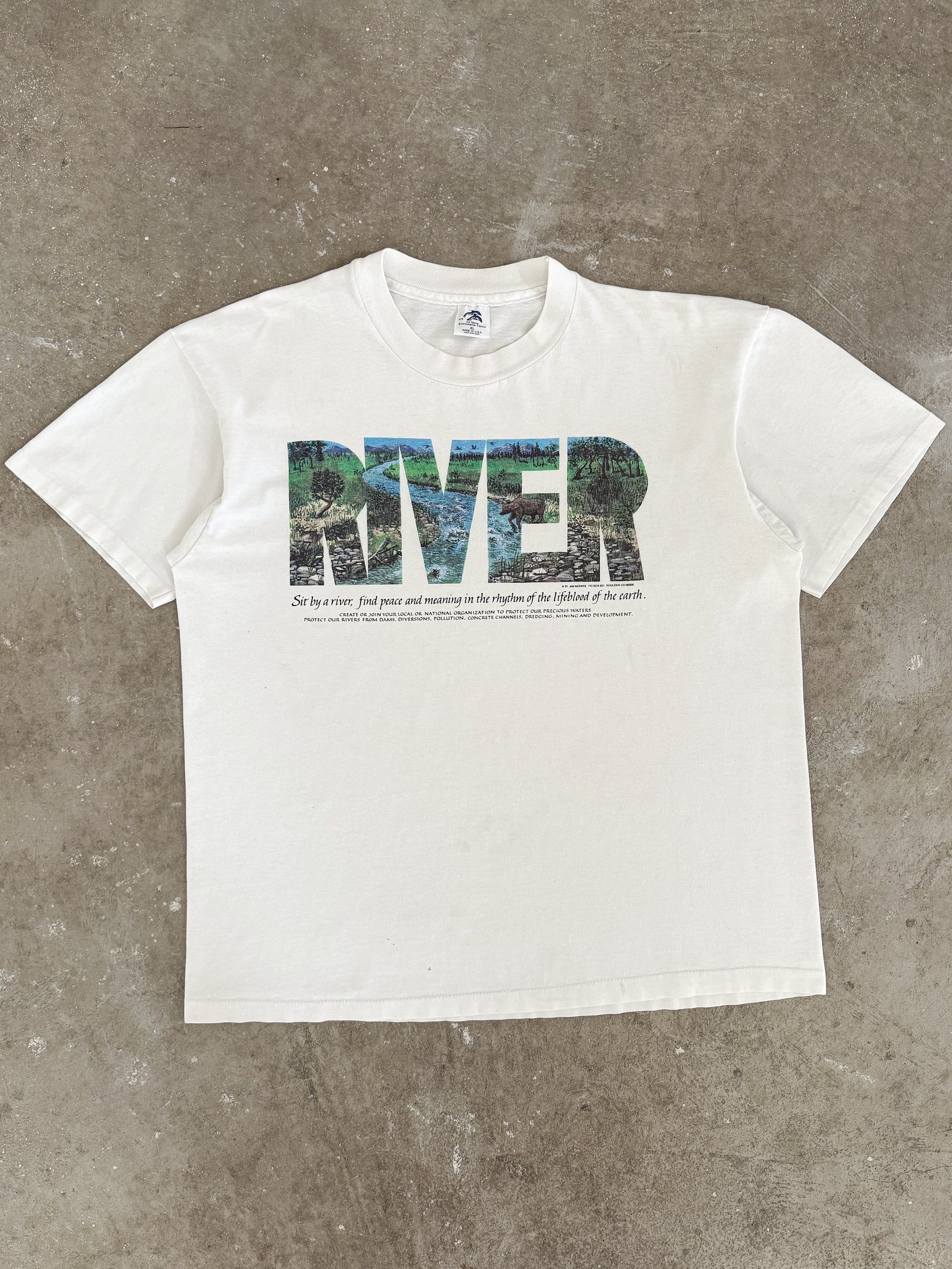 1990s "River" Tee (L/XL)