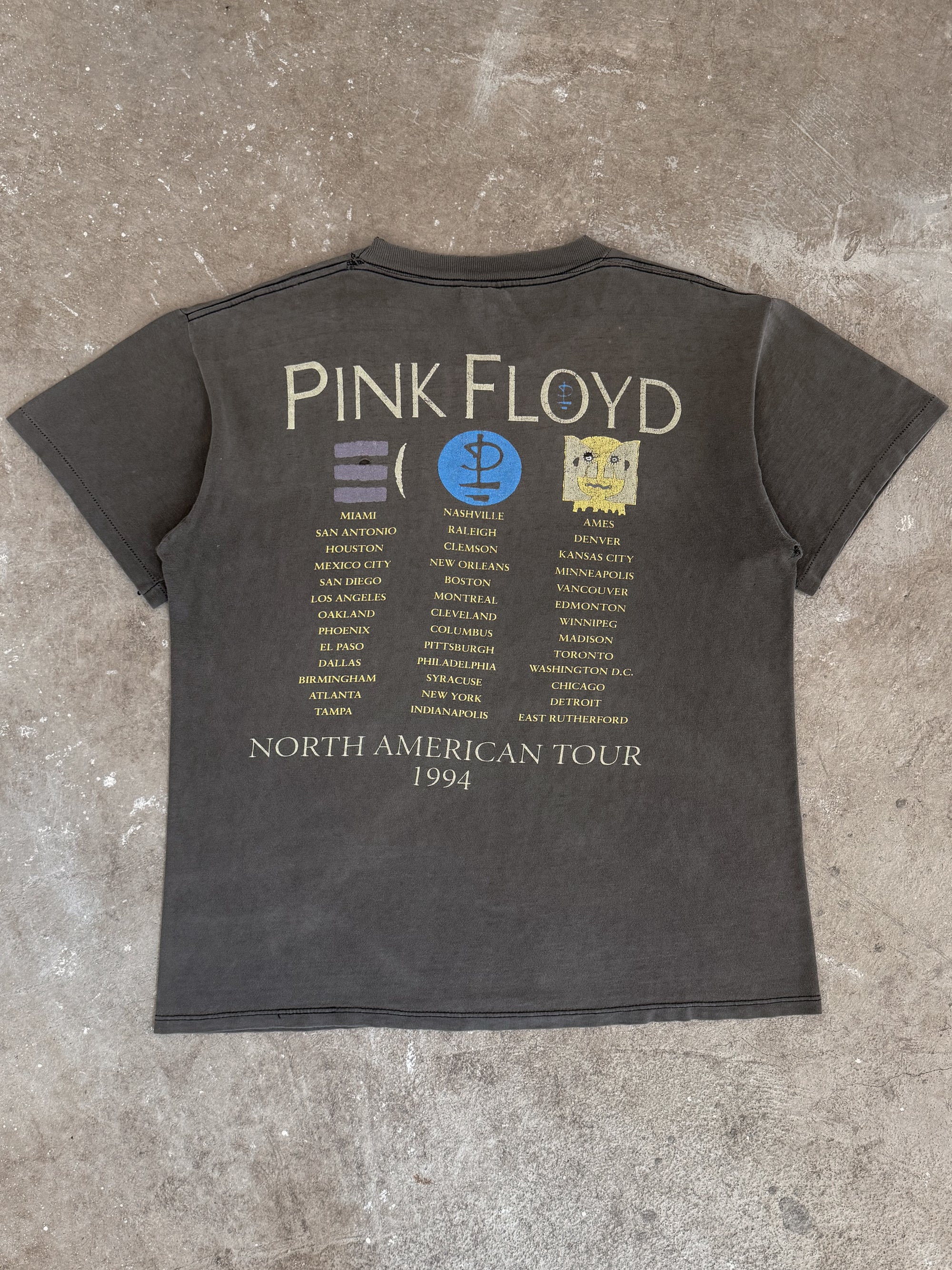 1994 Pink Floyd "Division Bell" Faded Tee (M)