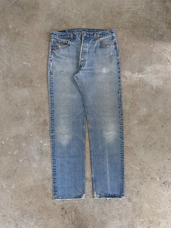 Early 00s Levis Faded Blue 501 (33X33)