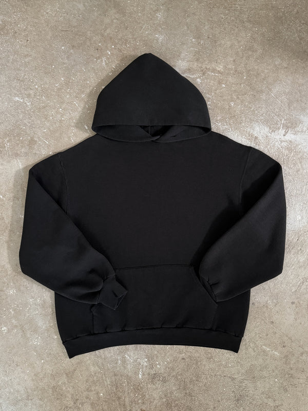 1980s Russell Black Blank Hoodie (M)