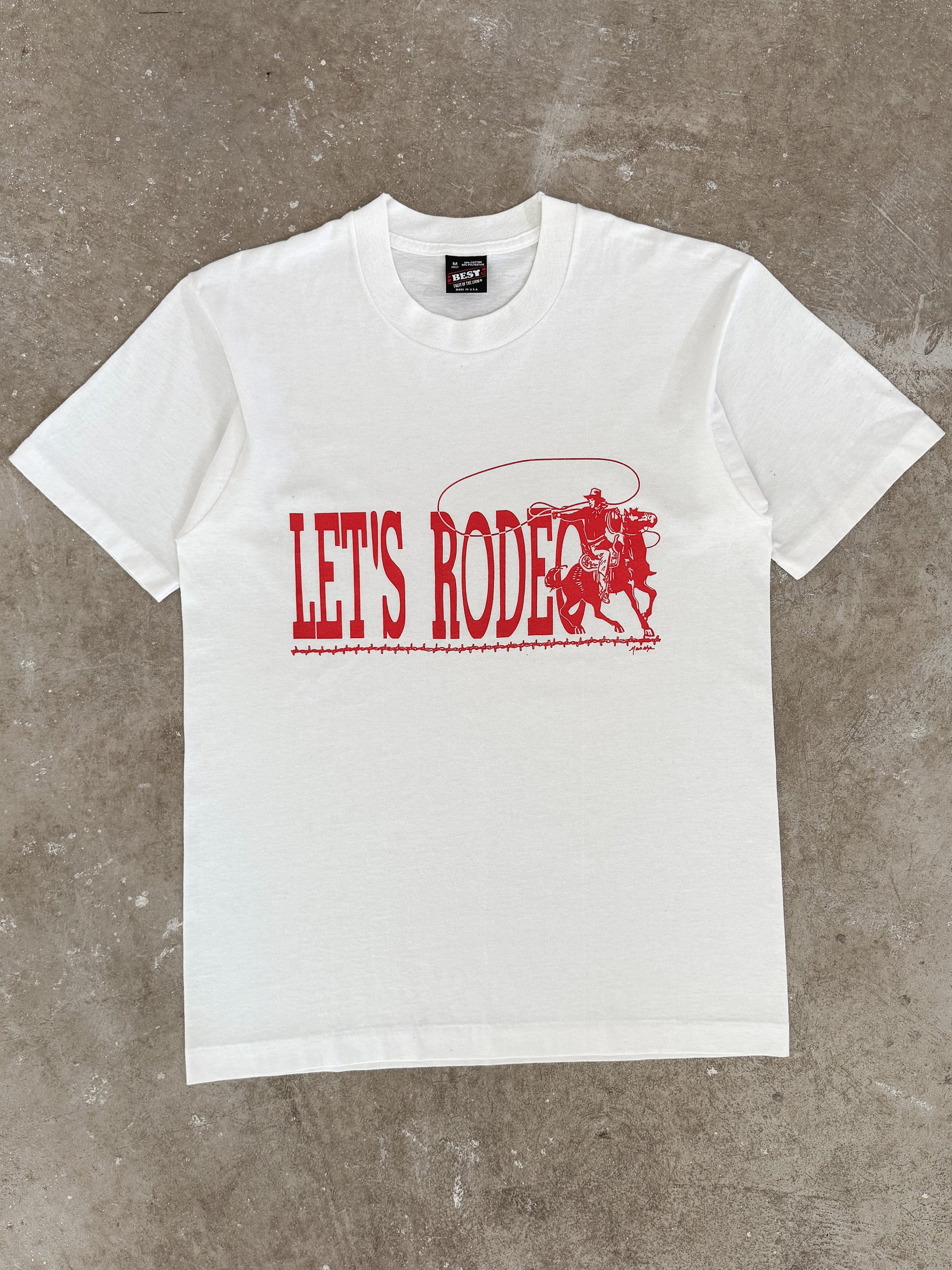 1990s "Let's Rodeo" Tee (M)