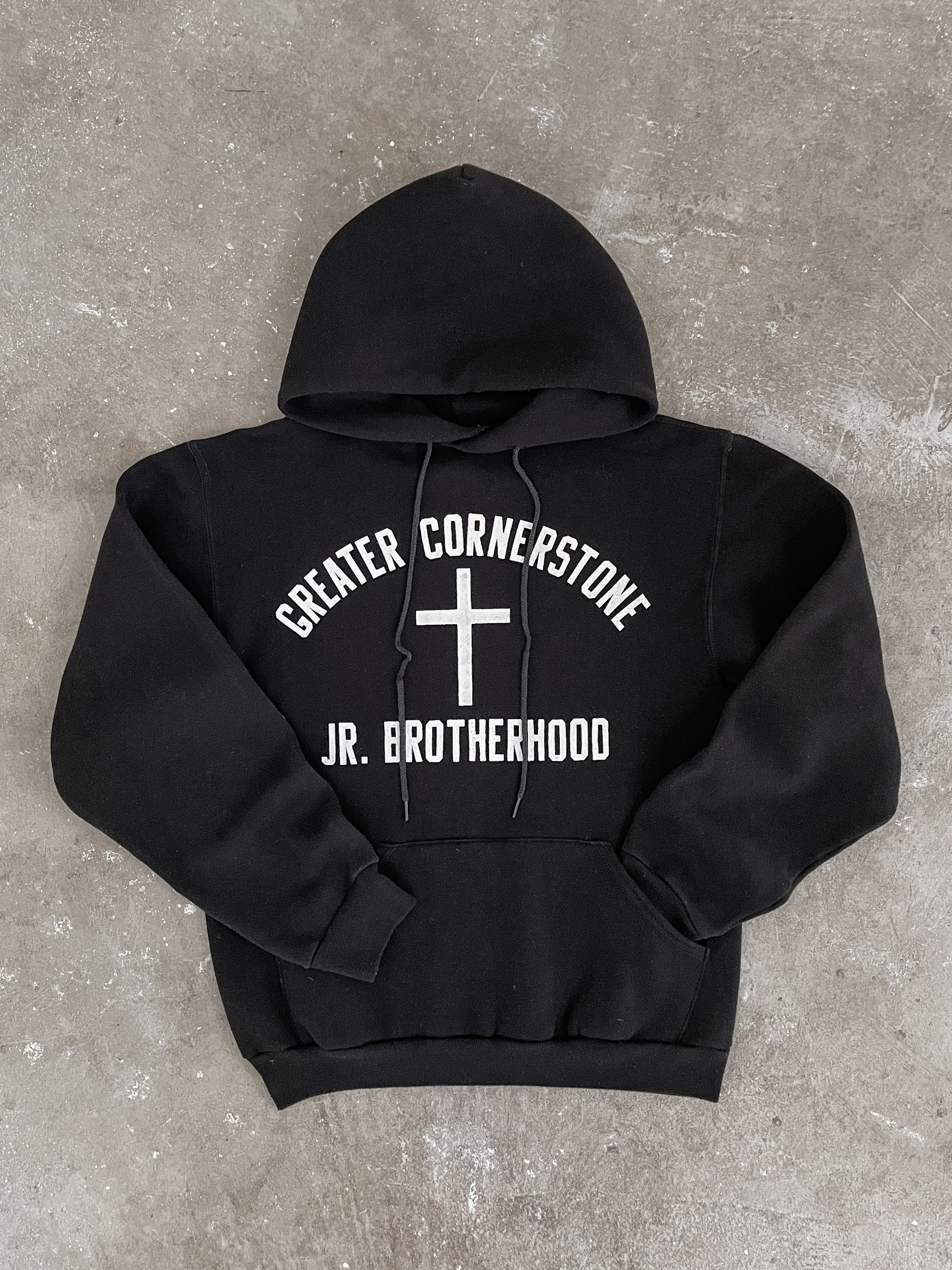 1980s Russell “Greater Cornerstone Jr. Brotherhood” Hoodie (S)
