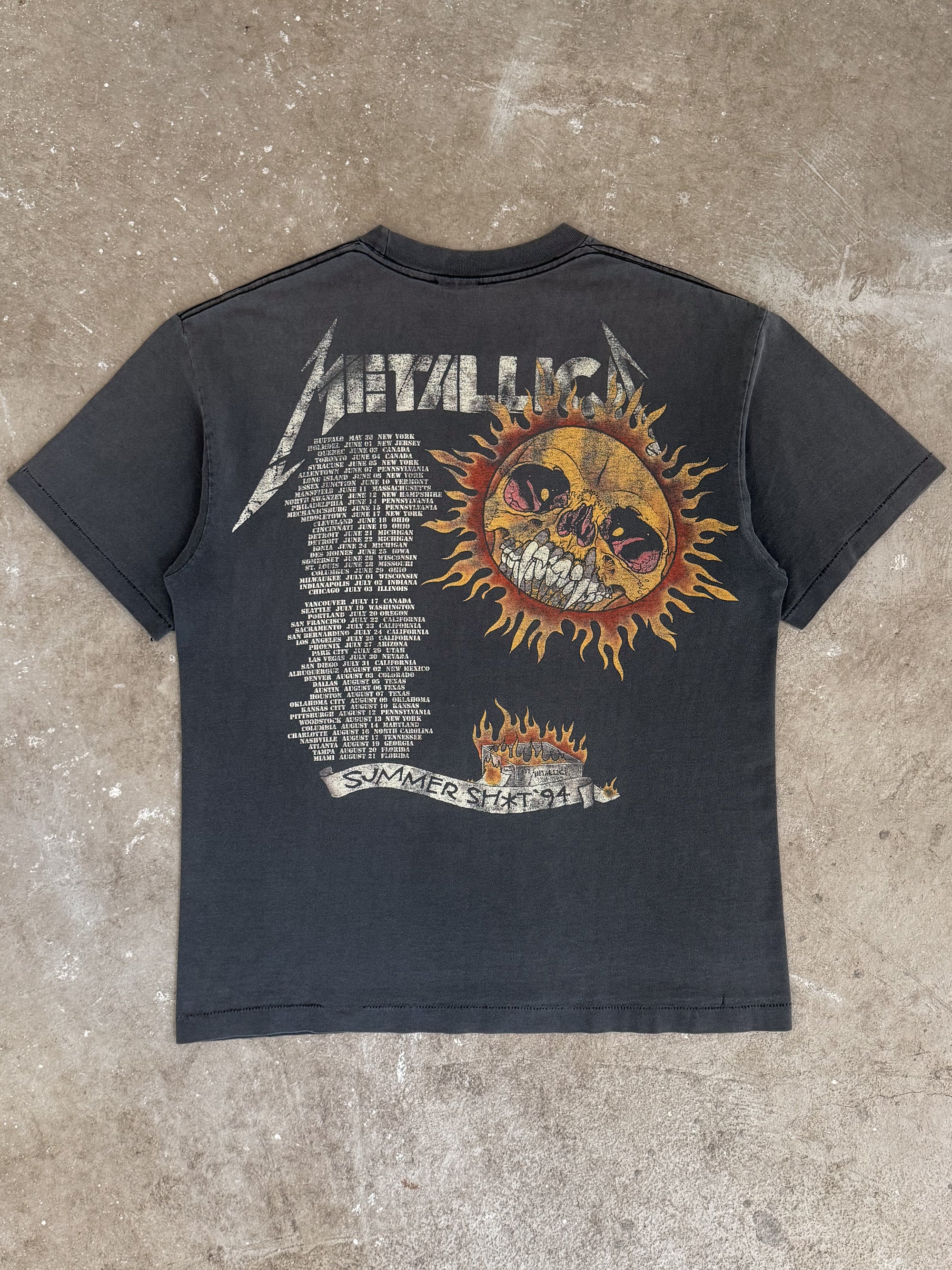 1994 Metallica "Summer Sh*t" Faded Tee (L)