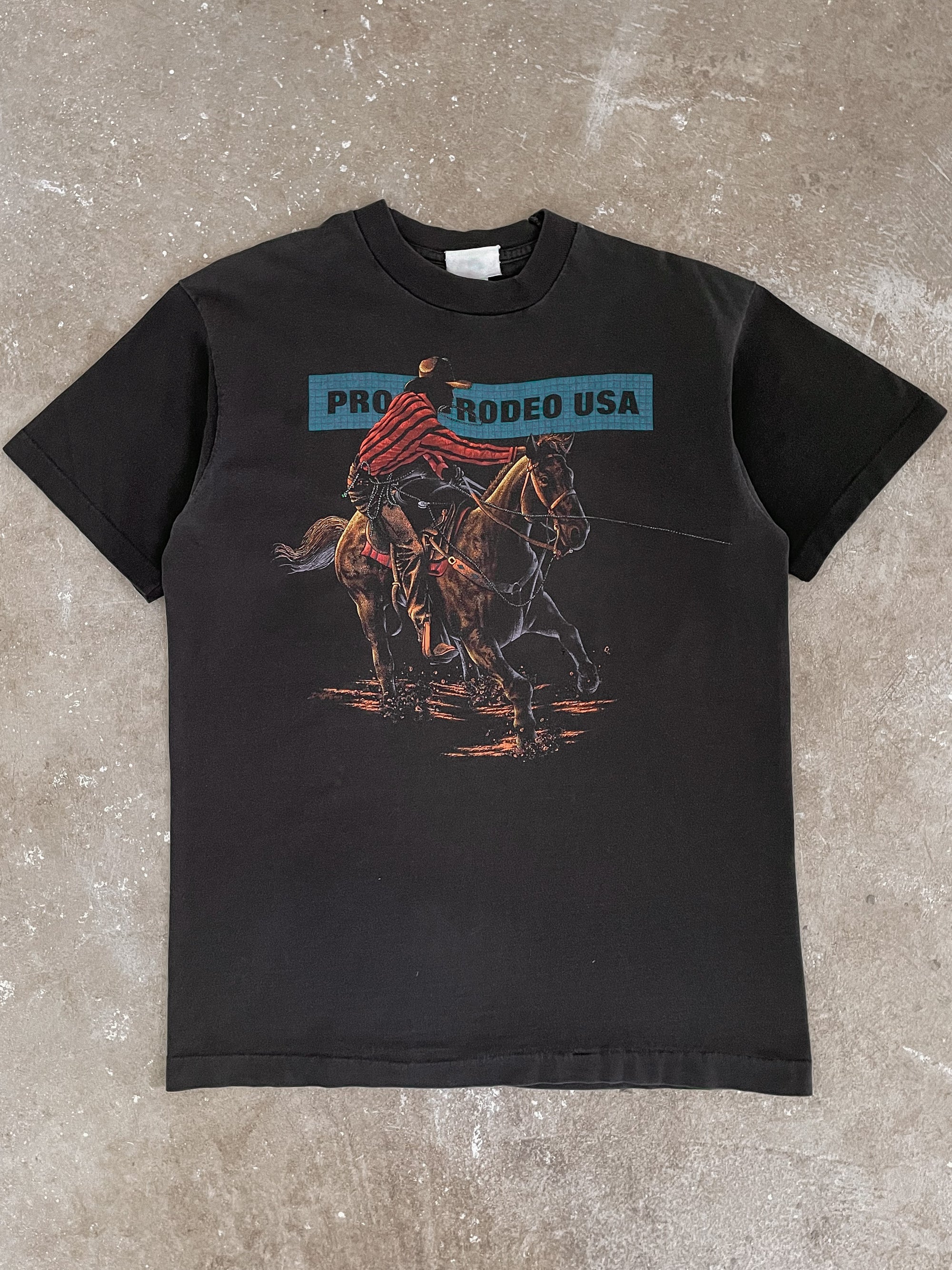 1990s “Pro Rodeo USA” Faded Tee (M)