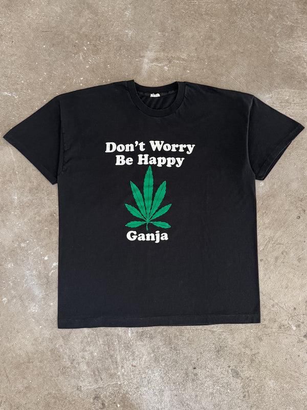1990s "Don’t Worry Be Happy Ganja" Tee (XL)
