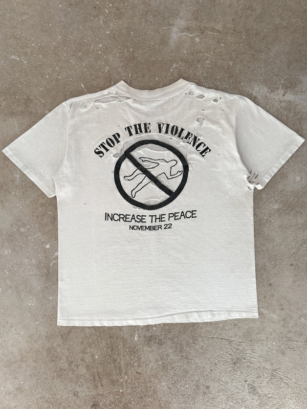 1990s "Stop The Violence" Thrashed Tee (L)