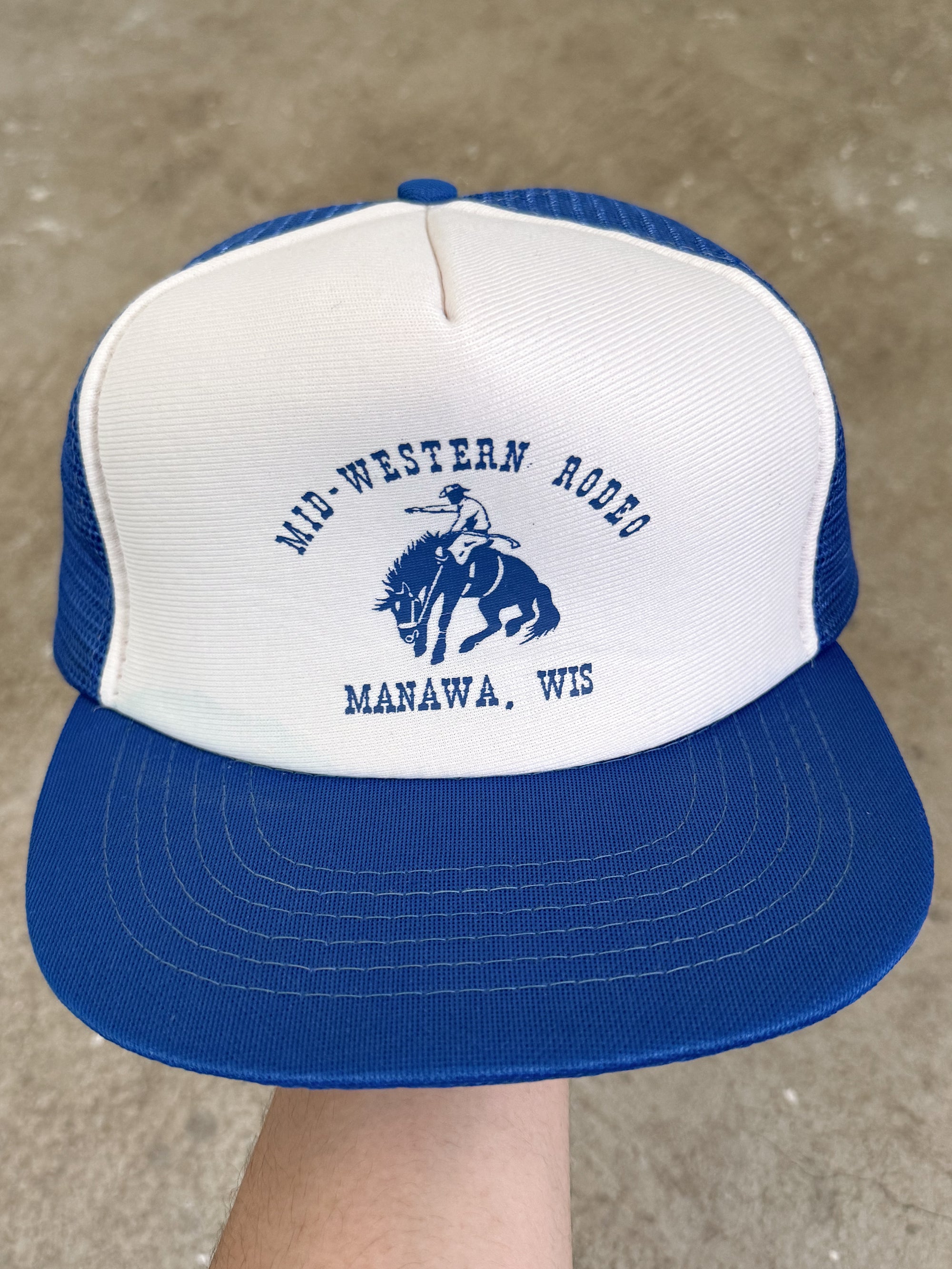 1980s "Mid-Western Rodeo" Trucker Hat