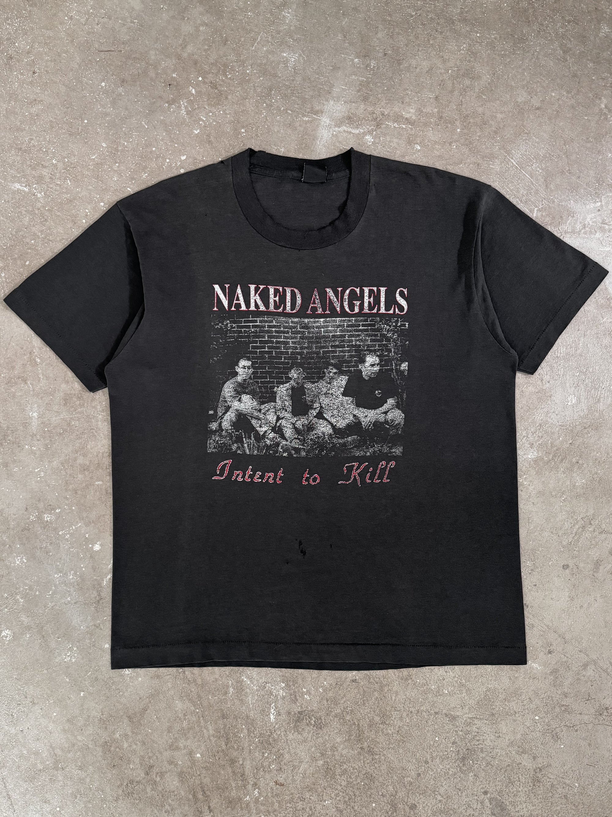 1990s "Naked Angels Intent To Kill" Tee (XL)