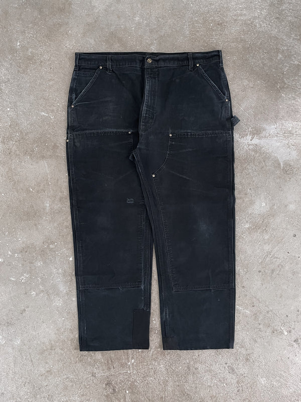 2000s Carhartt B01 Black Double Knee Work Pants (41X29)