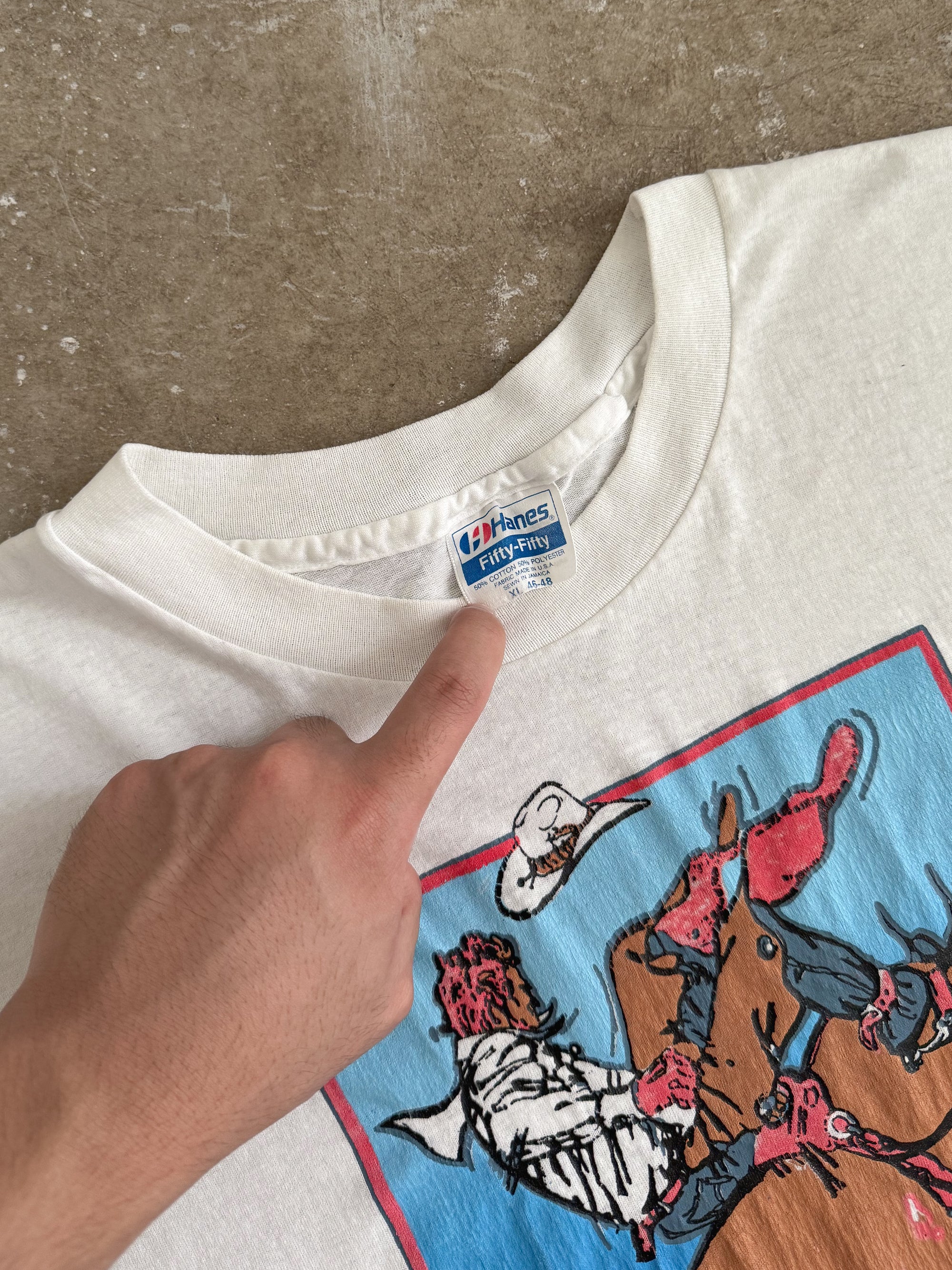 Late 80s "Oklahoma Cowboy Art" Tee (XL)