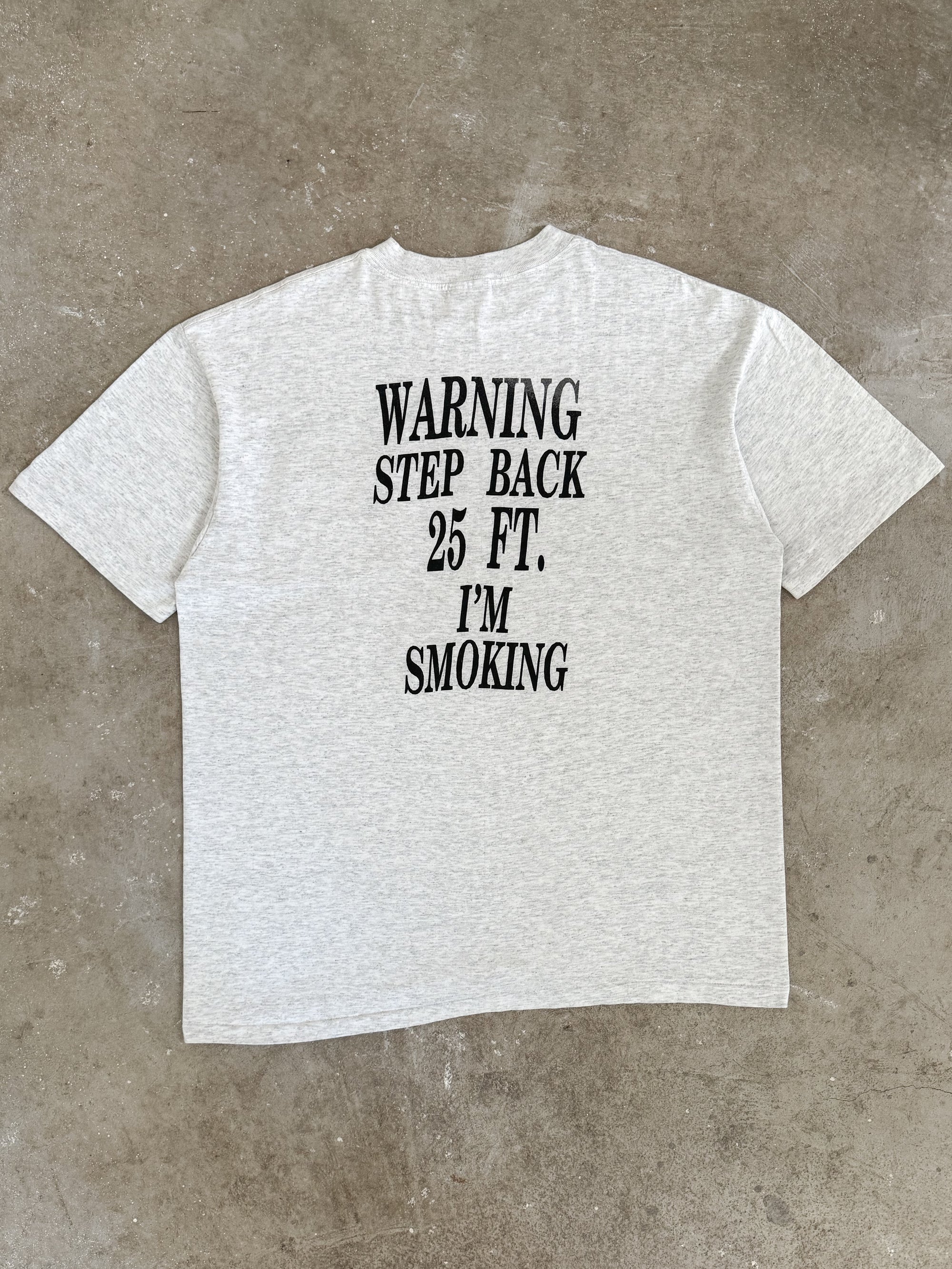 1990s "Step Back I'm Smoking" Tee (XL)