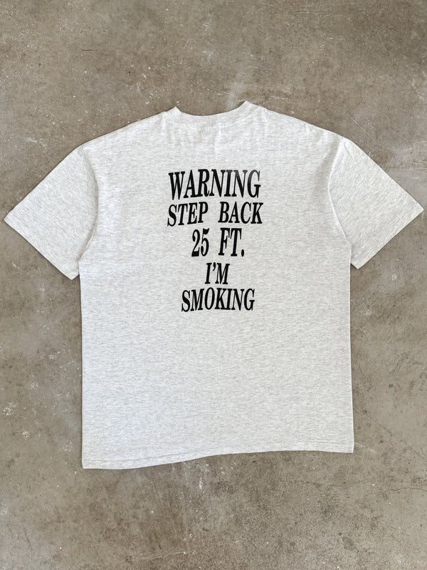 1990s "Step Back I'm Smoking" Tee (XL)