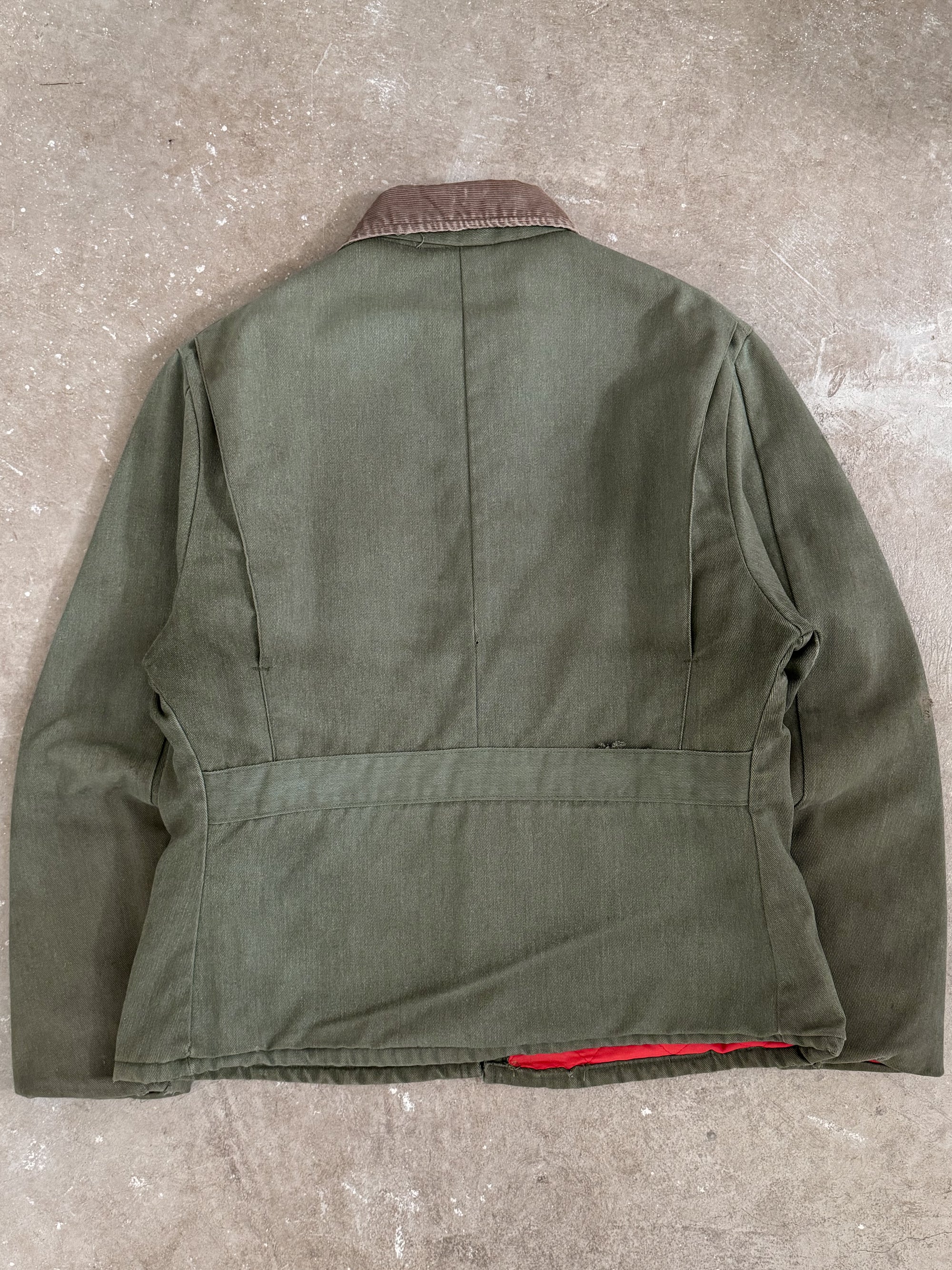 1970s Key Imperial Faded Green Lined Work Jacket (M)