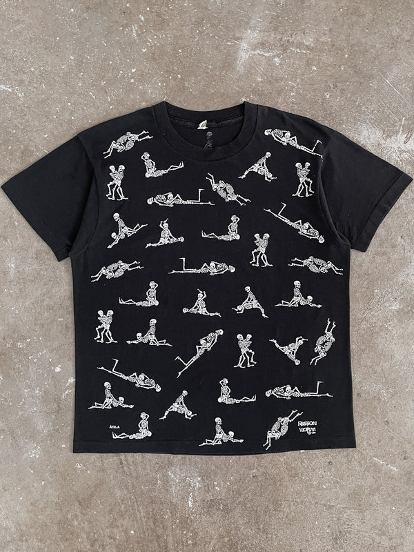 1980s/90s Fashion Victim “Skeleton Sex Positions” Tee (M)