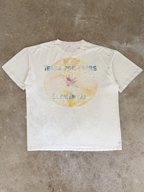 1993 Tears for Fears "Elemental" Thrashed Tee (XL)