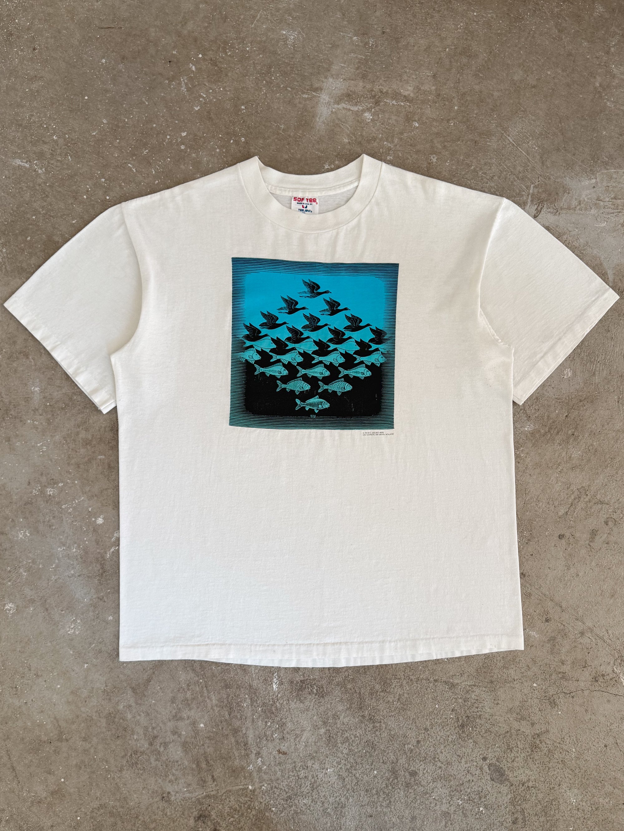 1990 MC Escher "Sky and Water" Tee (XL)