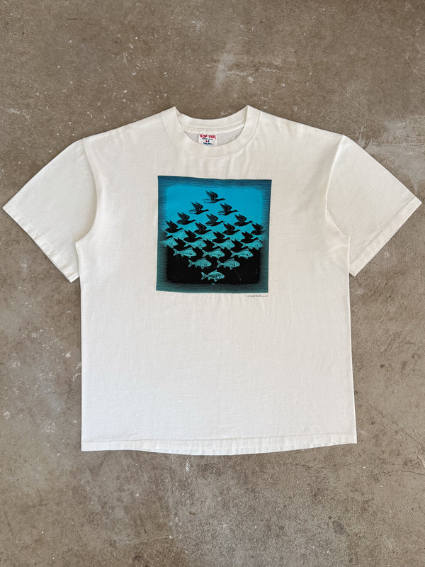 1990 MC Escher "Sky and Water" Tee (XL)