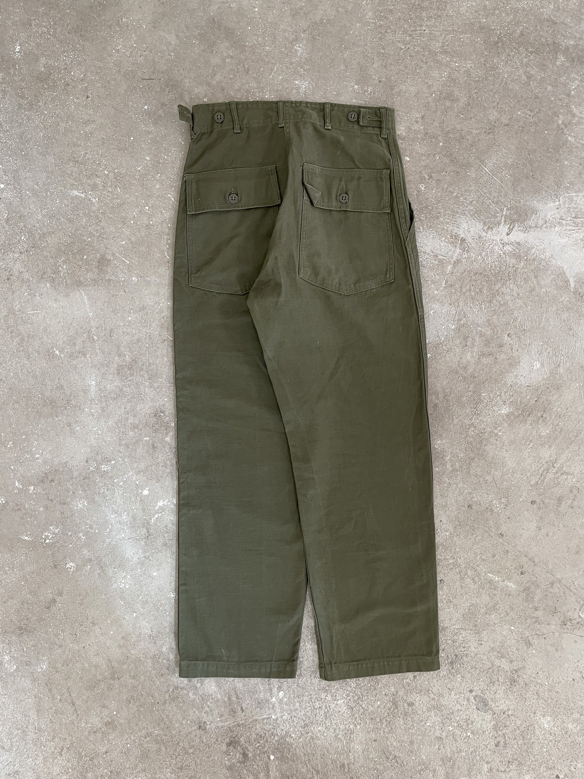 1960s OG-107 Military Fatigue Pants (27X27)