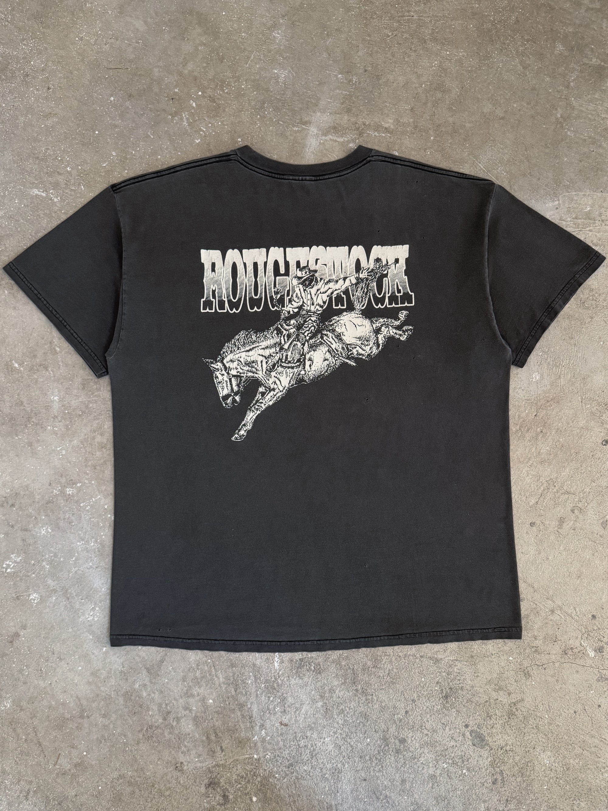 Late 90s "Roughstock" Faded Tee (XXL)
