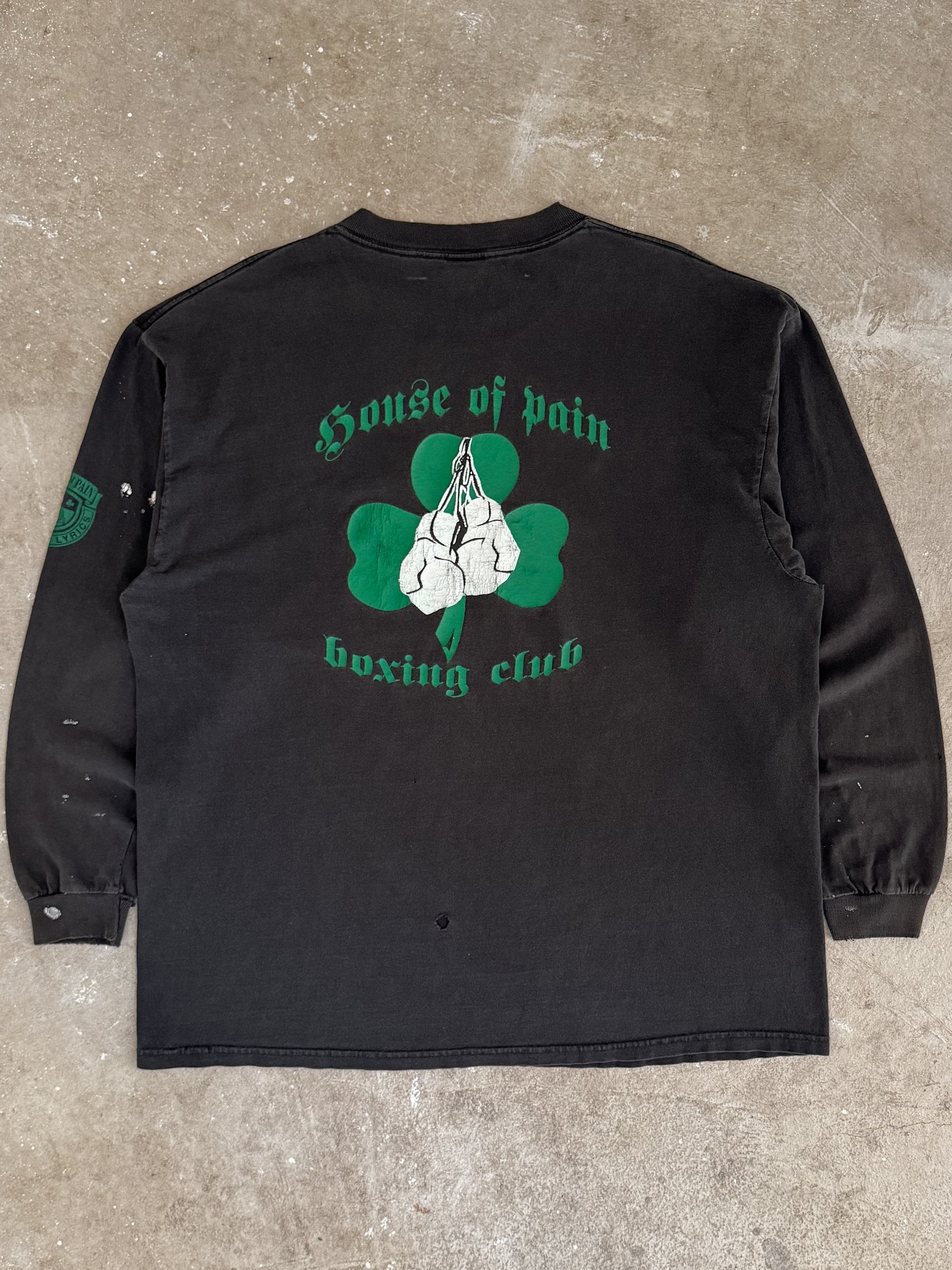 1990s House of Pain "Boxing Club" Long Sleeve Tee (XL)