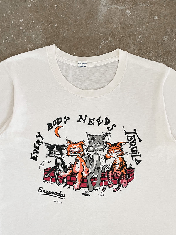 1980s “Everybody Needs Tequila” Tee (S/M)